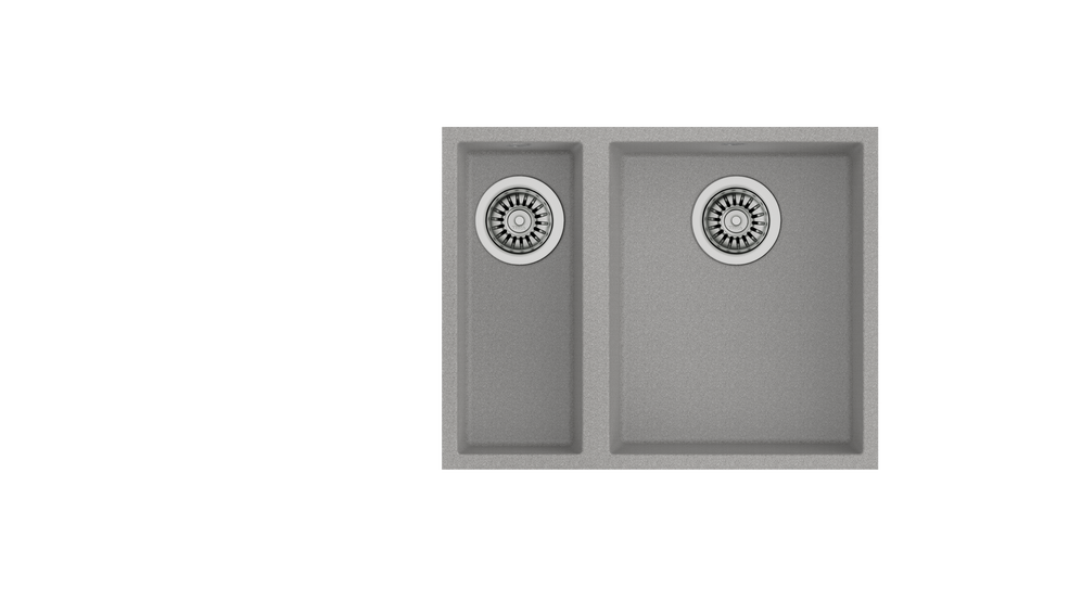 TEKA SQUARE 560 TG STONE GREY TEZGAHALTI GRANİT EVİYE