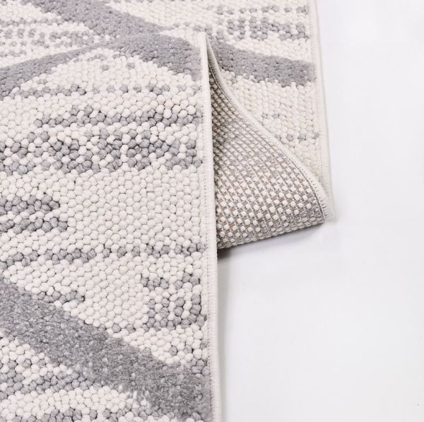 Crea Belezza 8632BYK Soft Yumuşak Tuşeli Modern Halı Krem Gri My Crea Home