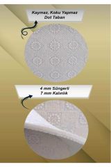 Cino Antialerjik Çocuk Halısı Çapa Desenli Mavi Beyaz 160x230