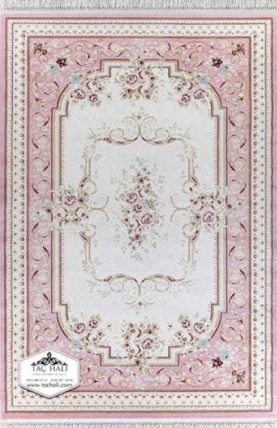 Versage TH 10327 Klasik Desen Pembe Halı 150x230cm