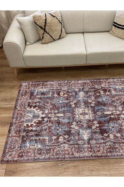 Drom Kaymaz Tabanlı Yıkanabilir Multi Modern Antre Hol Salon Mutfak Halısı