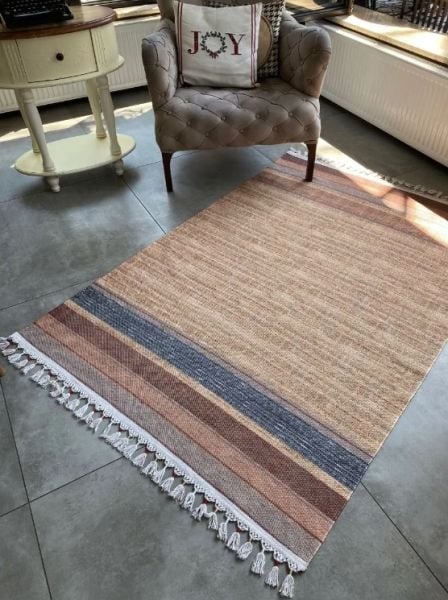 Halımax Just 01 Yeni Nesil Yıkanabilir Püsküllü Dokuma Kilim