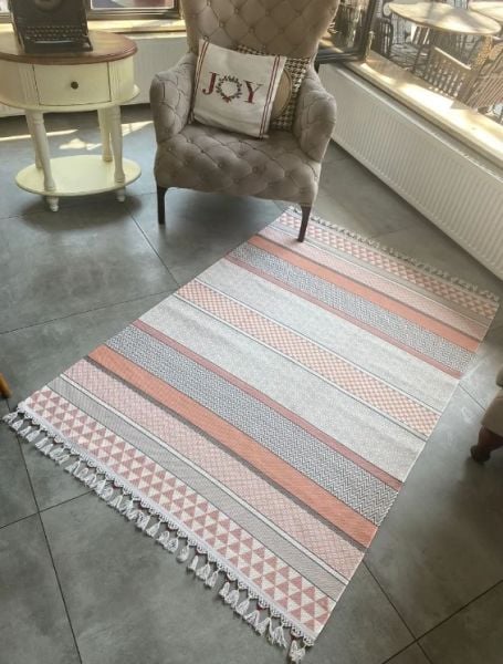 Halımax Just 02 Yeni Nesil Yıkanabilir Püsküllü Dokuma Kilim