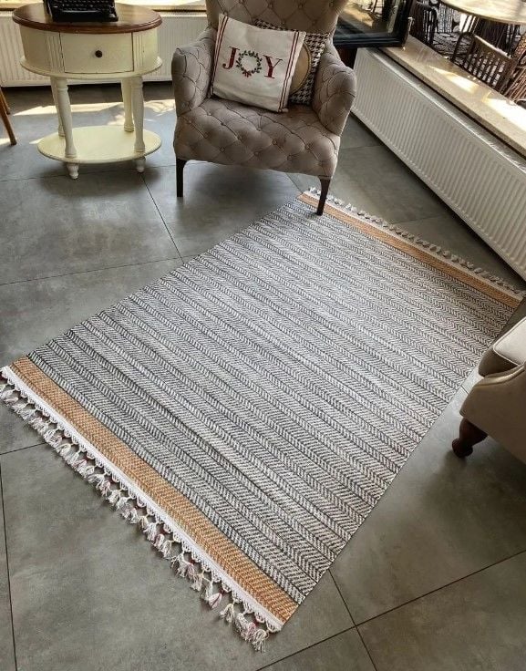 Halımax Just 03 Yeni Nesil Yıkanabilir Püsküllü Dokuma Kilim