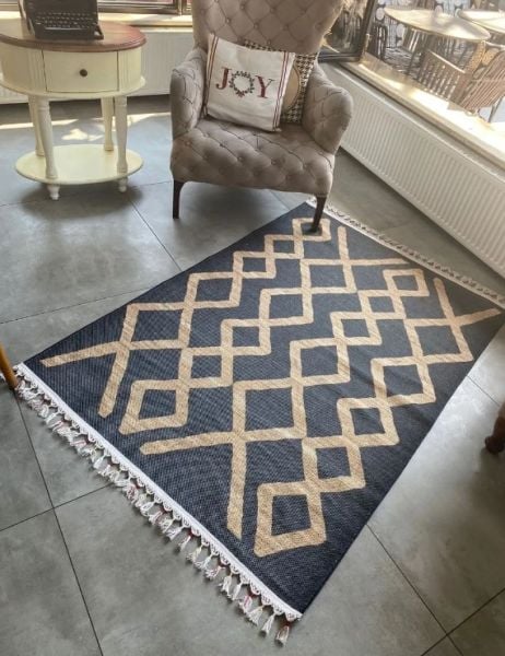 Halımax Just 05 Yeni Nesil Yıkanabilir Püsküllü Dokuma Kilim