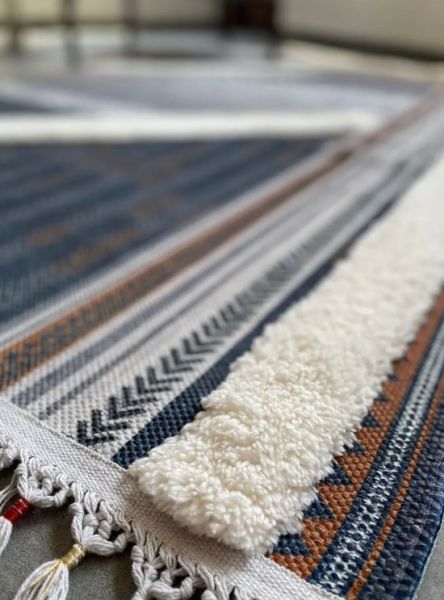 Halımax Just 08 Kabartmalı Yeni Nesil Yıkanabilir Püsküllü Dokuma Kilim