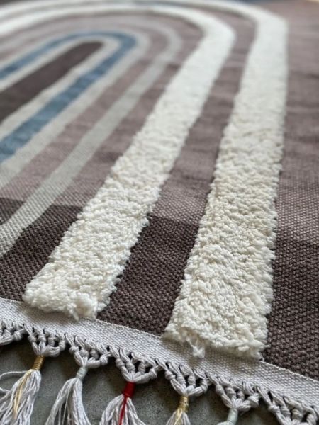Halımax Just 10 Kabartmalı Yeni Nesil Yıkanabilir Püsküllü Dokuma Kilim