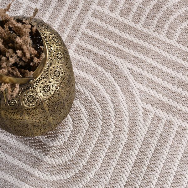 Crea Halı Epsilon EP01K Bej Hav Toz Vermez Sisal Halı Kolay Temizlenen Hasır Dokulu Modern Halı