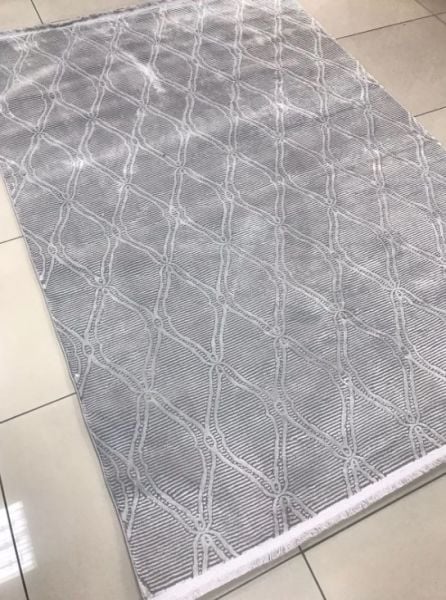 Merinos Rcycle Koleksiyonu 37406 096 Gri Modern Dokuma Salon Mutfak Halısı Yolluk
