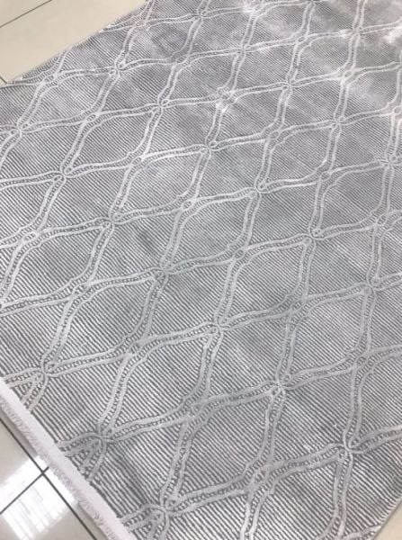 Merinos Rcycle Koleksiyonu 37406 096 Gri Modern Dokuma Salon Mutfak Halısı Yolluk