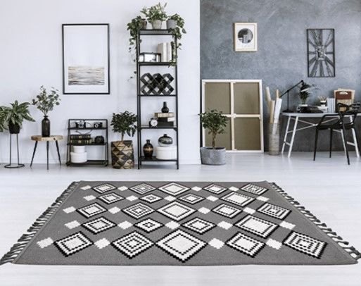 Kreasyon Boutique Halı 9239R Rönesans Serisi Butik Kilim Kabartmalı Modern Halı 80x150cm