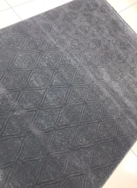Merinos Rcycle Koleksiyonu 37406 091 Antrasit Modern Dokuma Salon Mutfak Halısı Yolluk