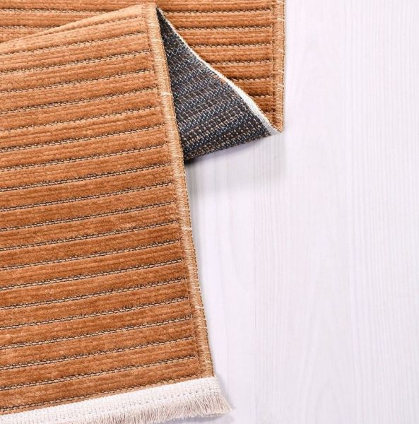 Crea Liya 8253S Sarı Yumuşak Tuşeli Modern Yolluk Koridor Mutfak Salon Halısı 200x290cm (6m2) My Crea Home