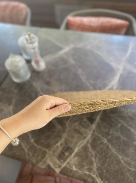 Halımax Tekli Hasır Amerikan Servis Bambu Oval Örme Supla Tekli 30x45