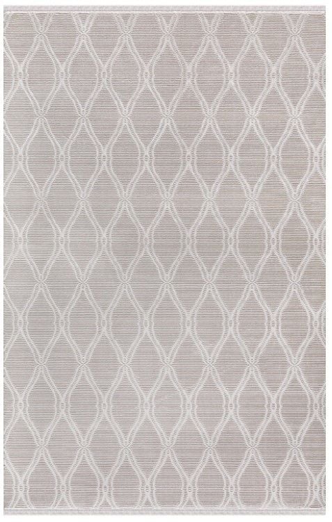 Merinos Rcycle Koleksiyonu 37406 071 Krem Bej Modern Dokuma Salon Mutfak Halısı Yolluk