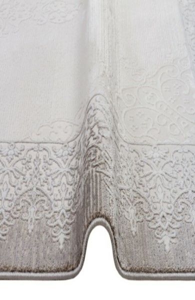 Türkmen Halı Miranda Koleksiyonu MR01 Gri Yumuşak Tuşeli Modern Salon Halısı 160x230cm(4m2)