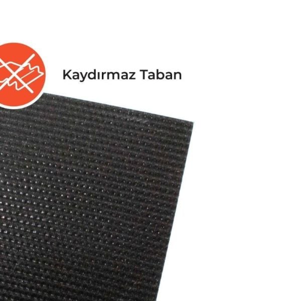 Bordo Kapı Önü Nem Ve Toz Alıcı Kauçuk Paspas Dayanıklı Kaymaz Taban