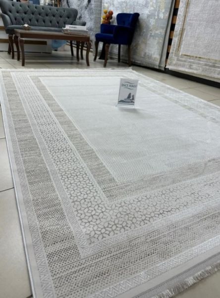 Merinos Lion Koleksiyonu 62745 070 Krem Bej Modern Dokuma Salon Mutfak Halısı Yolluk