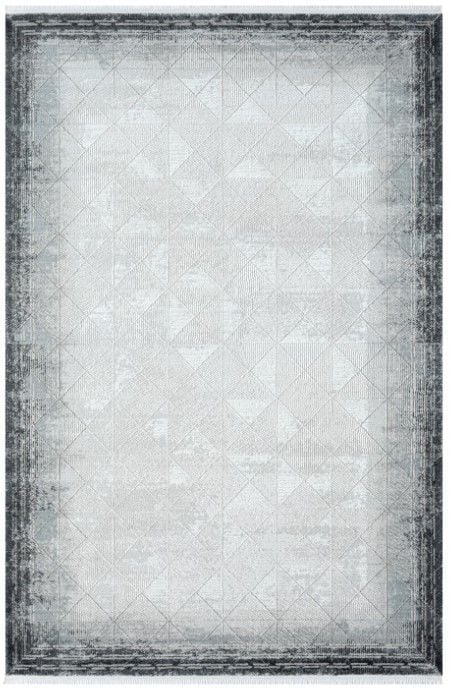 Seyran Halı Grad  3204 Antrasit Modern Dokuma Kaymaz Taban Halı