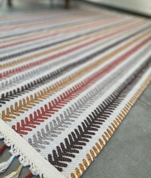 Halımax Just Yeni Nesil Yıkanabilir Püsküllü Dokuma Kilim