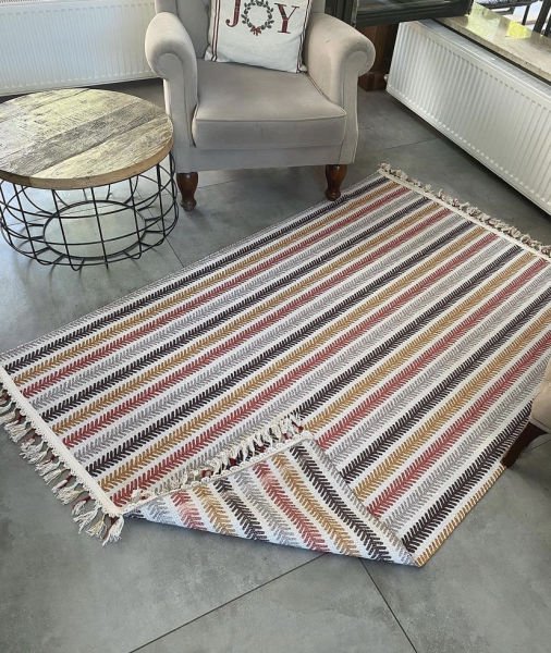 Halımax Just Yeni Nesil Yıkanabilir Püsküllü Dokuma Kilim