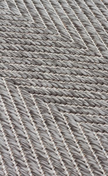 Eko Halı Mono 02 Grey Hav Toz Vermez Sisal Halı Kolay Temizlenen Hasır Dokulu Modern Halı