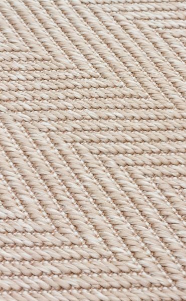 Eko Halı Mono 02 Beige Hav Toz Vermez Sisal Halı Kolay Temizlenen Hasır Dokulu Modern Halı