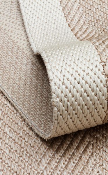 Eko Halı Mono 02 Beige Hav Toz Vermez Sisal Halı Kolay Temizlenen Hasır Dokulu Modern Halı