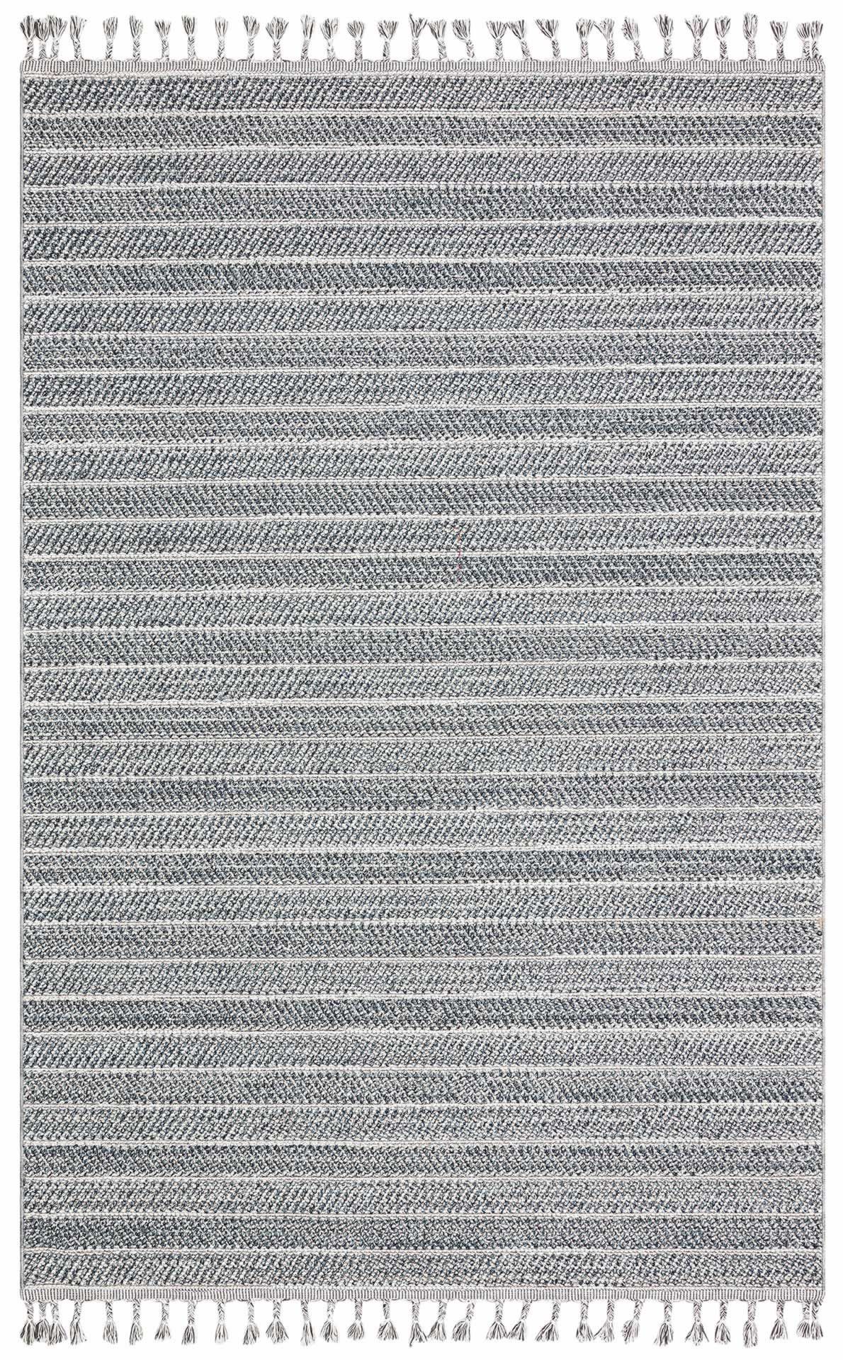 Eko Halı Soho SH 04 Marine  Örgü Saçaklı Hav Toz Vermez Hasır Dokuma Modern Makine Halısı 120x180cm