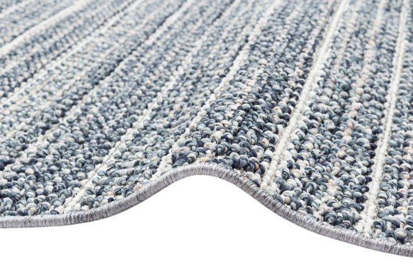 Eko Halı Soho SH 04 Marine  Örgü Saçaklı Hav Toz Vermez Hasır Dokuma Modern Makine Halısı 120x180cm