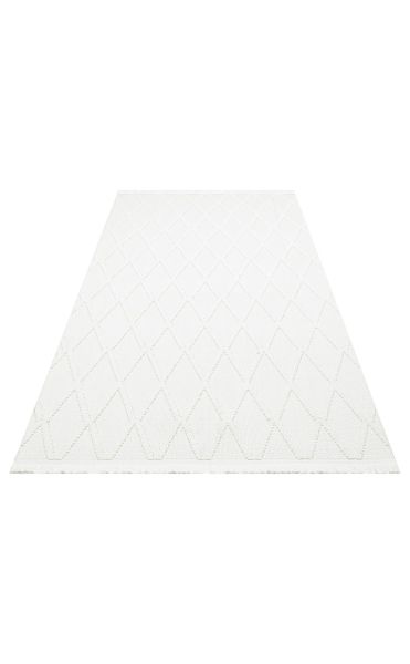 Eko Halı Cozy CZY 04 Cream Bukle Hav Toz Vermez Modern Örgü Dokuma Makine Halısı
