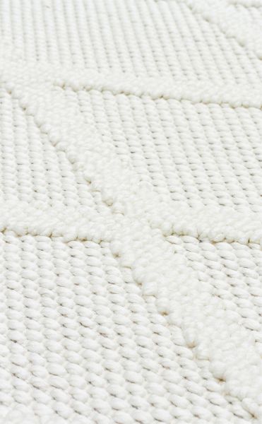 Eko Halı Cozy CZY 04 Cream Bukle Hav Toz Vermez Modern Örgü Dokuma Makine Halısı