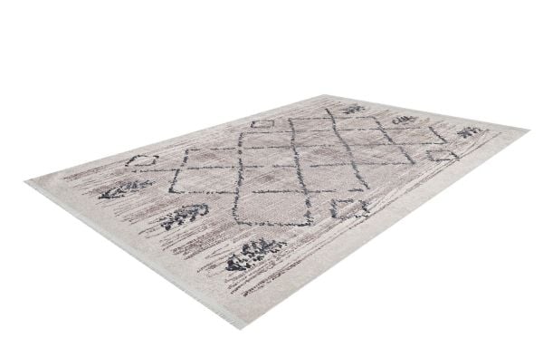 Halımax Dara 022 Yıkanabilir Kaymaz Dokuma Tabanlı Otantik Modern Halı