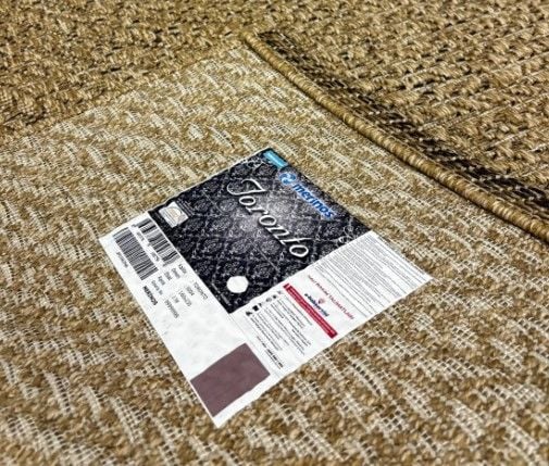 Merinos Toronto Koleksiyonu 5004 178 Kahve Hasır Dokulu Salon Mutfak Halısı Yolluk