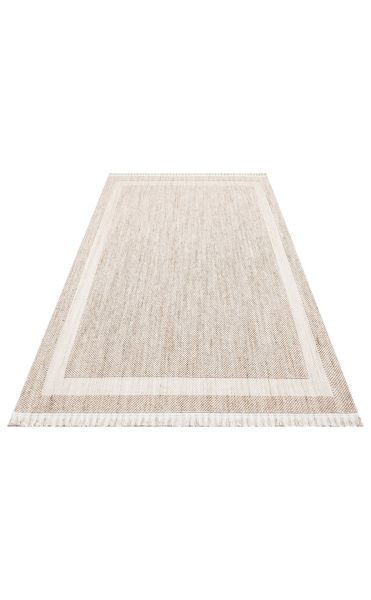 Eko Halı Cozy CZY 05 Beige Bukle Hav Toz Vermez Modern Örgü Dokuma Makine Halısı