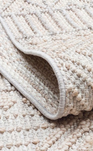 Eko Halı Cozy CZY 02 Grey Beige Bukle Hav Toz Vermez Modern Örgü Dokuma Makine Halısı