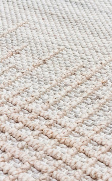 Eko Halı Cozy CZY 01 Grey Beige Bukle Hav Toz Vermez Modern Örgü Dokuma Makine Halısı