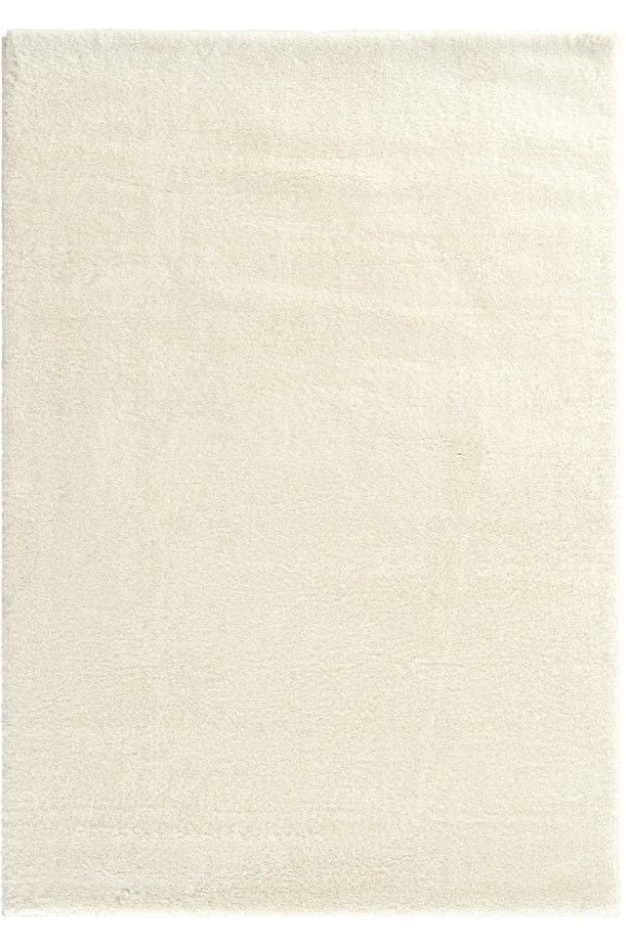 Eko Halı Lotto LT Plain Cream Yumuşak Dokulu Modern Hav Vermez Shaggy Halı