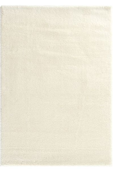 Eko Halı Lotto LT Plain Cream Yumuşak Dokulu Modern Hav Vermez Shaggy Halı