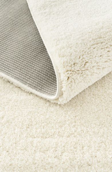 Eko Halı Lotto LT Plain Cream Yumuşak Dokulu Modern Hav Vermez Shaggy Halı