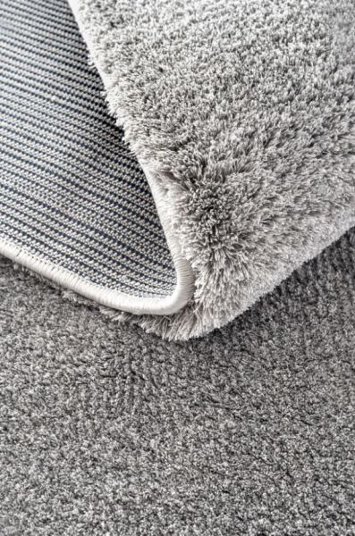 Eko Halı Lotto LT Plain Grey Yumuşak Dokulu Modern Hav Vermez Shaggy Halı