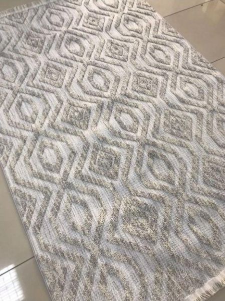 Merinos Garden Koleksiyonu 161577 080 Bej Bukle Dokuma Modern Salon Mutfak Halısı Yolluk