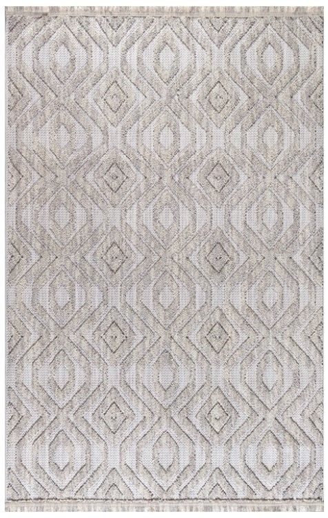 Merinos Garden Koleksiyonu 161577 080 Bej Bukle Dokuma Modern Salon Mutfak Halısı Yolluk