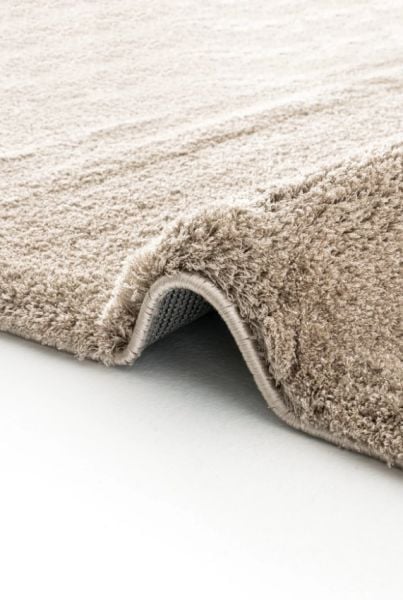 Eko Halı Lotto LT Plain Beige Yumuşak Dokulu Modern Hav Vermez Shaggy Halı