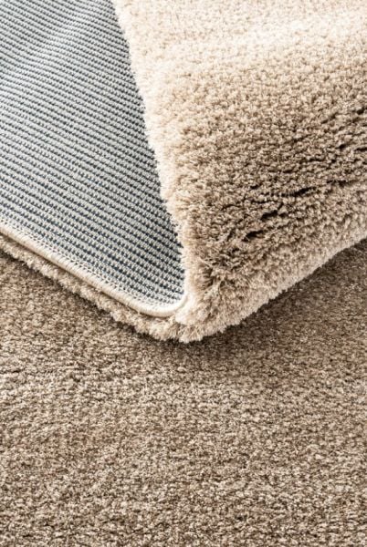 Eko Halı Lotto LT Plain Beige Yumuşak Dokulu Modern Hav Vermez Shaggy Halı