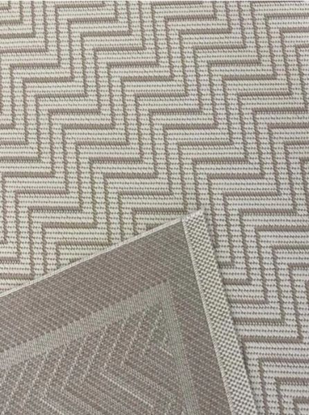 Refrom Halı 9717 Bej Beyaz Jüt Sisal Toz Vermez Modern Salon Halısı Yolluk Hol Kilim