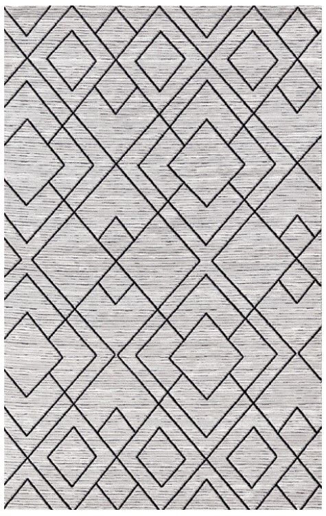 Merinos Country Koleksiyonu 36230 096 Gri Dokuma Modern Salon Mutfak Halısı Yolluk