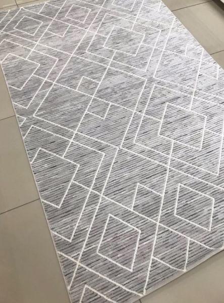 Merinos Country Koleksiyonu 36230 095 Gri Dokuma Modern Salon Mutfak Halısı Yolluk