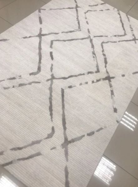 Merinos Country Koleksiyonu 36213 070 Gri Dokuma Modern Salon Mutfak Halısı Yolluk