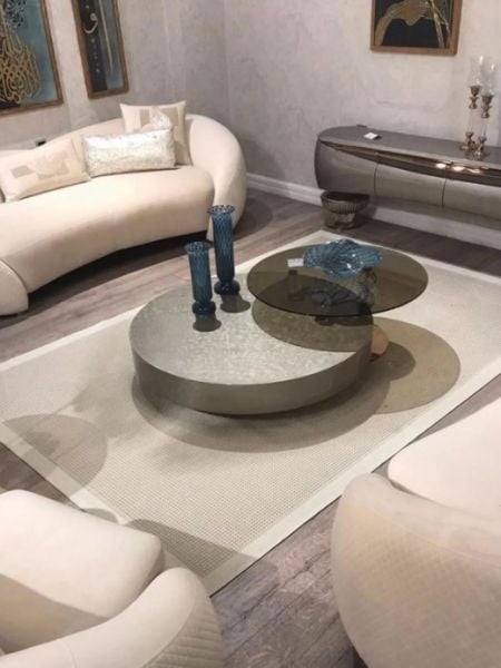Refrom Halı 9427 Beyaz Krem Jüt Sisal Toz Vermez Modern Salon Halısı Yolluk Hol Kilim